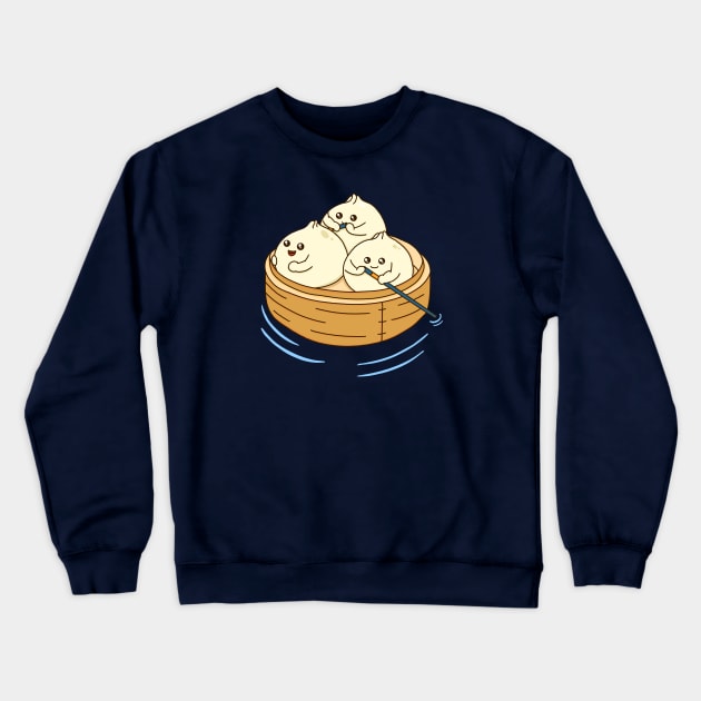 Sailing Dumpling Crewneck Sweatshirt by Kimprut